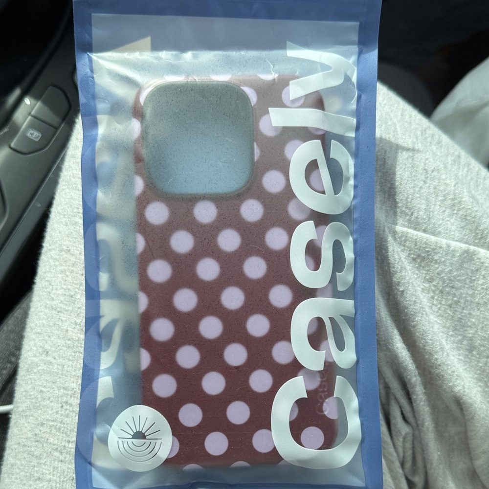 Polka Dot Phone Case - Red and White